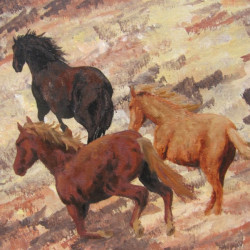 Horses in the Savannah