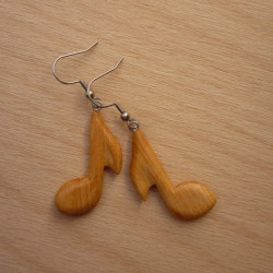 „MUSIC“ - Wooden Earrings