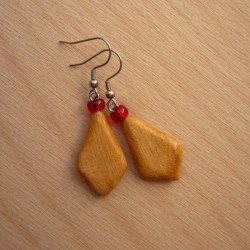 „With BEAD“ - Wooden Earrings