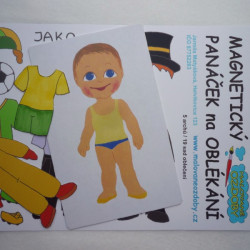 Magnetický PANÁČEK na OBLÉKÁNÍ