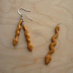 „SNAKES“ - Wooden Earrings