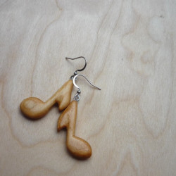 „MUSIC“ - Wooden Earrings