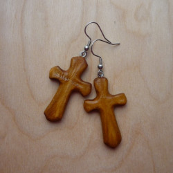 „CROSSLETS“ - Wooden Earrings