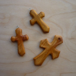 „CROSSLET“ - Wooden Pendant