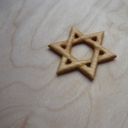 „STAR“ - Wooden Pendant