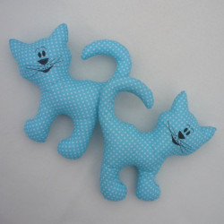 CAT – dotted TURQUOISE